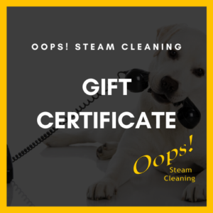 CARPET CLEANING GIFT CERTIFICATE